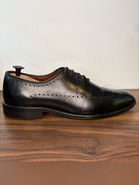Allen Edmonds Fairfax Whole Cut Black Leather Oxford Men’s Size 9.5 D Dress Shoe